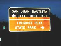 Fremont Peak 156E sign